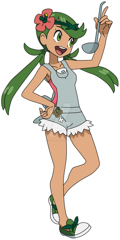 PKMN Sun and moon - Mallow Anime artwork (fanmade)