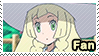 PKMN Sun and moon anime - Lillie Fan Stamp