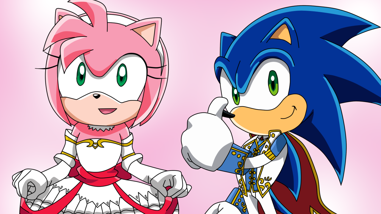 ❄️Kuu Kuu❄️ on X: Mwaahh #SonAmy #sonicfanart