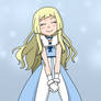 PKMN SM anime fanart - Lillie Ice blue Dress