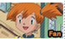 Misty (Anime) - fan stamp