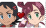 PKMN anime Shipping - Goh x Chloe Stamp