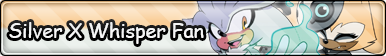 Sonic fan button - Silver x Whisper fan button