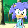 Sonic X OC picture - Blue in the beach