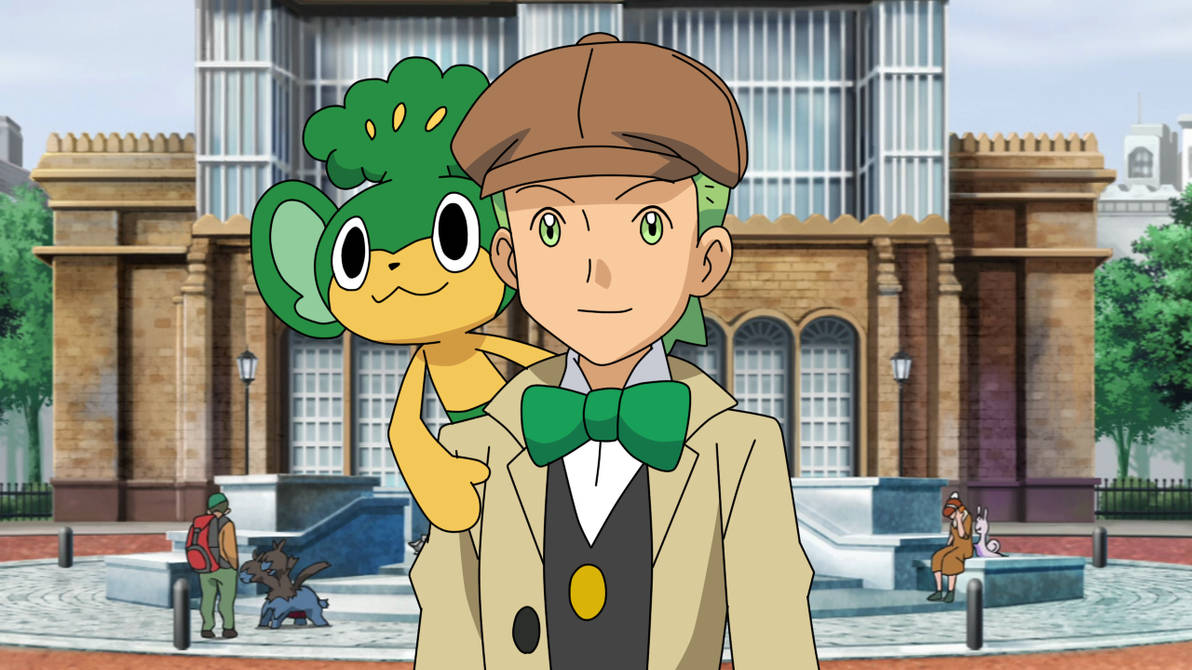 PKMN anime fanart - Detective Cilan and Pansage by Aquamimi123 on ...