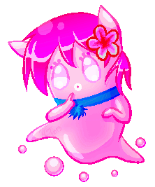 Com: The pink bubbly blob by UmbrellaUnrequired