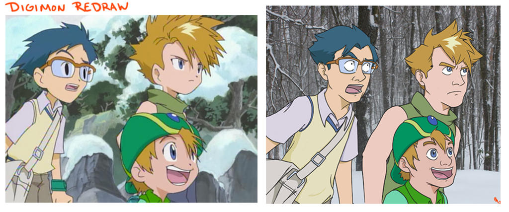 Reskin Digimon Digimon Redraw by xiam47 on DeviantArt