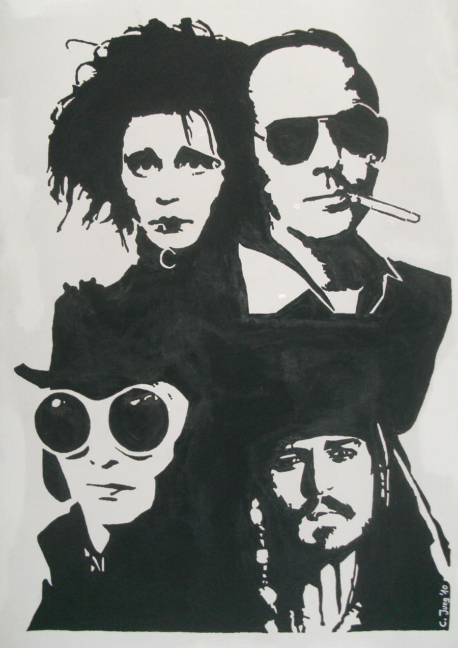 The Many Faces Of Johnny Depp by DickTracy666 on DeviantArt
