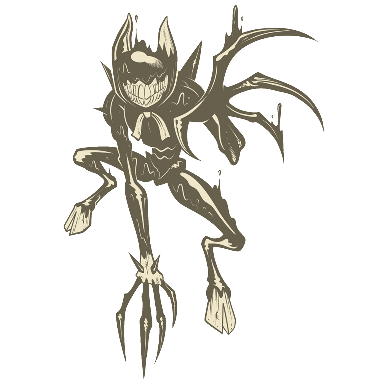Inkbendy Bendy/Ink Demon Render PNG 10 by jaymanreddk on DeviantArt