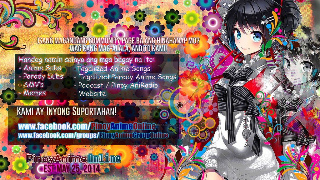 Pinoy Anime Online advertisement poster by mattheblackmumba on DeviantArt