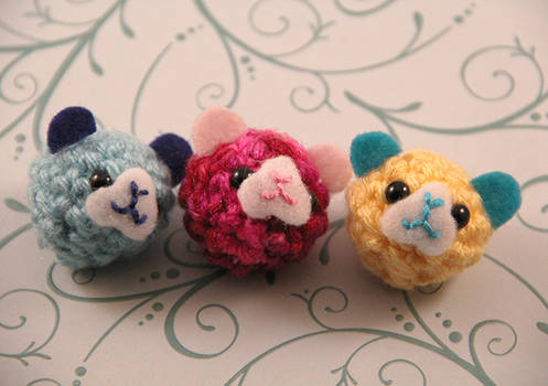 Amigurumi Guinea Pig Magnet Set