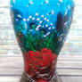 The whimsical garden art vase.