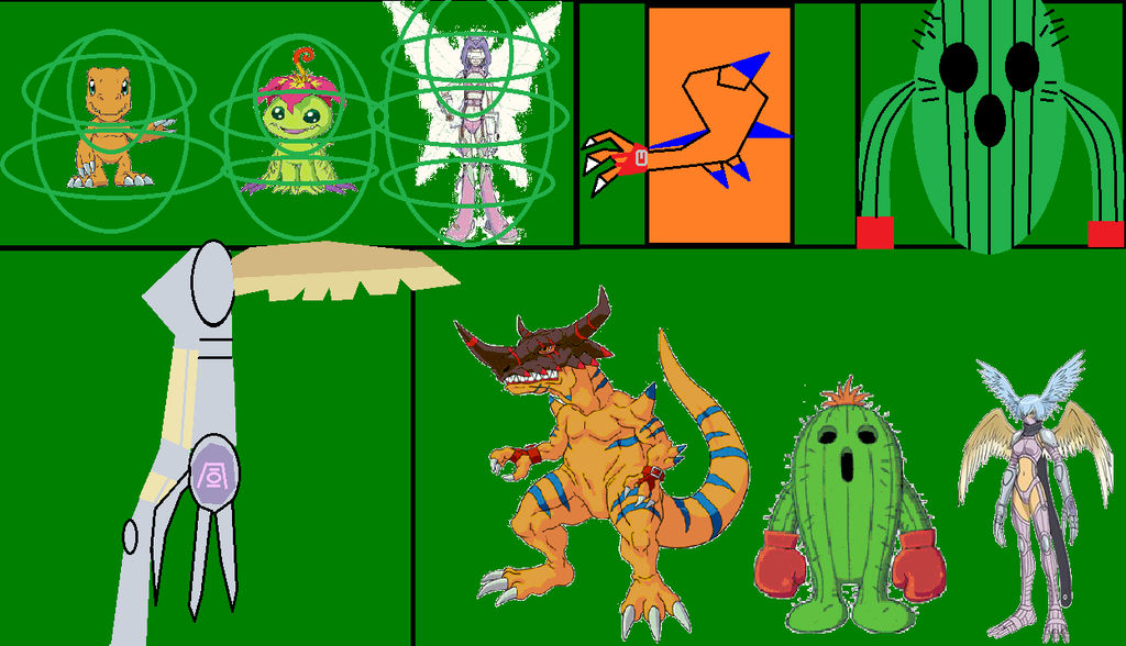 Digimon Making Digivolution by usermicko on DeviantArt