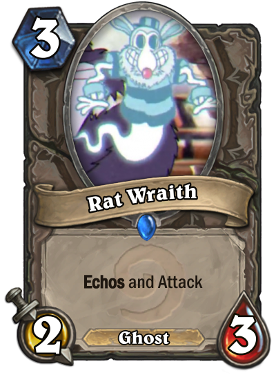 Hearthstone: Rat Wraith Card by usermicko on DeviantArt