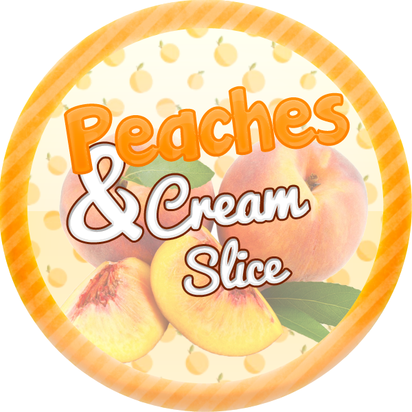 Peaches and Cream Slice