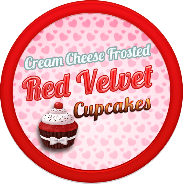 Red Velvet Cupcakes + White Chocolate Cream Cheese by Echilon