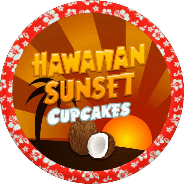 Hawaiian Sunset Cupcakes by Echilon