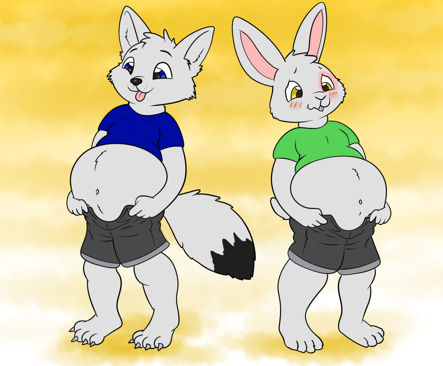 A Wolf and Rabbit's Shorts Battle by Jon825lazery7 on DeviantArt