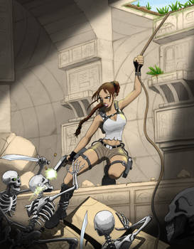 Lara temple climb