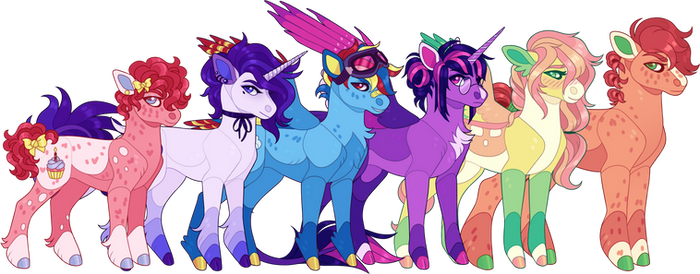 MLP FIM height headcanons