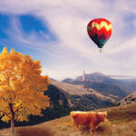 Chase Your Dreams Across the Sky by Lindalees