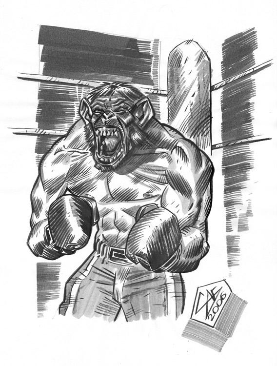 raging monkey by GigiCave on DeviantArt