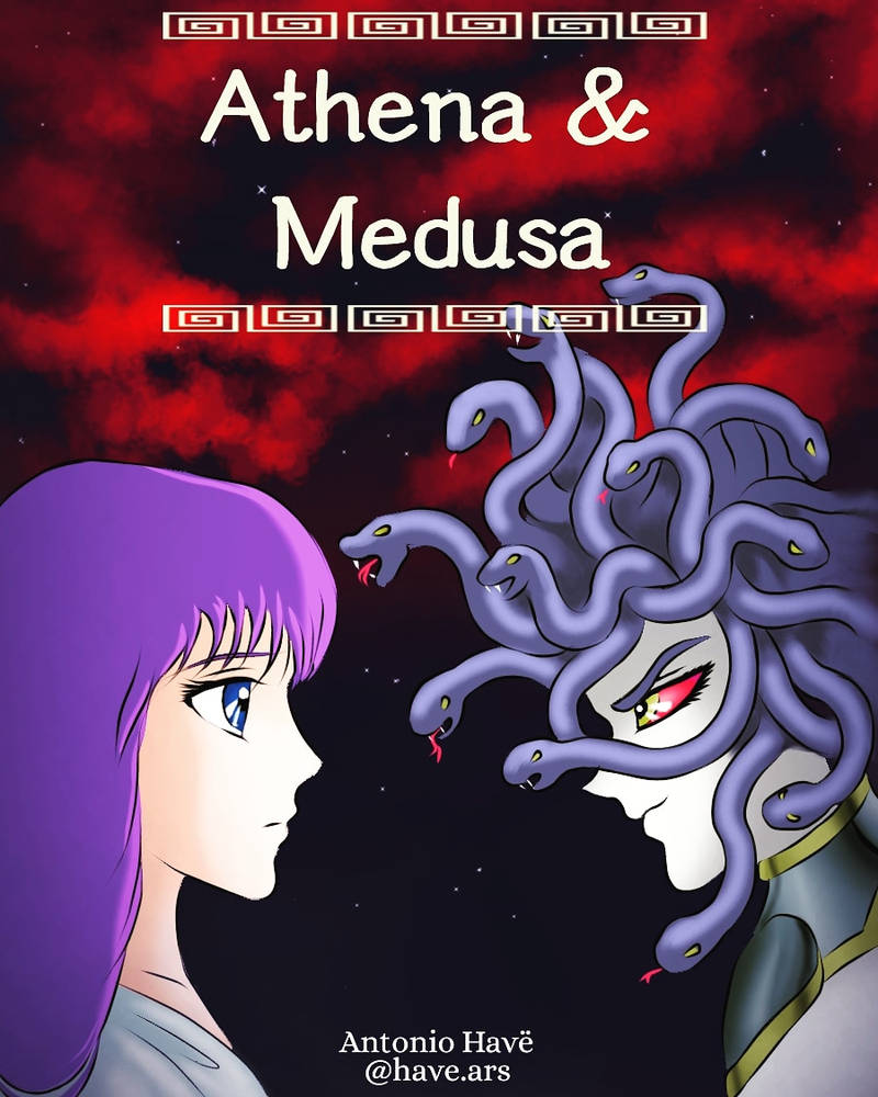 Athena And Medusa By AntonioHave On DeviantArt athena-and-medusa-by-antoniohave-on-deviantart