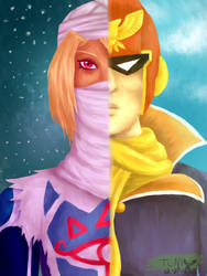 Shiek and Captain Falcon