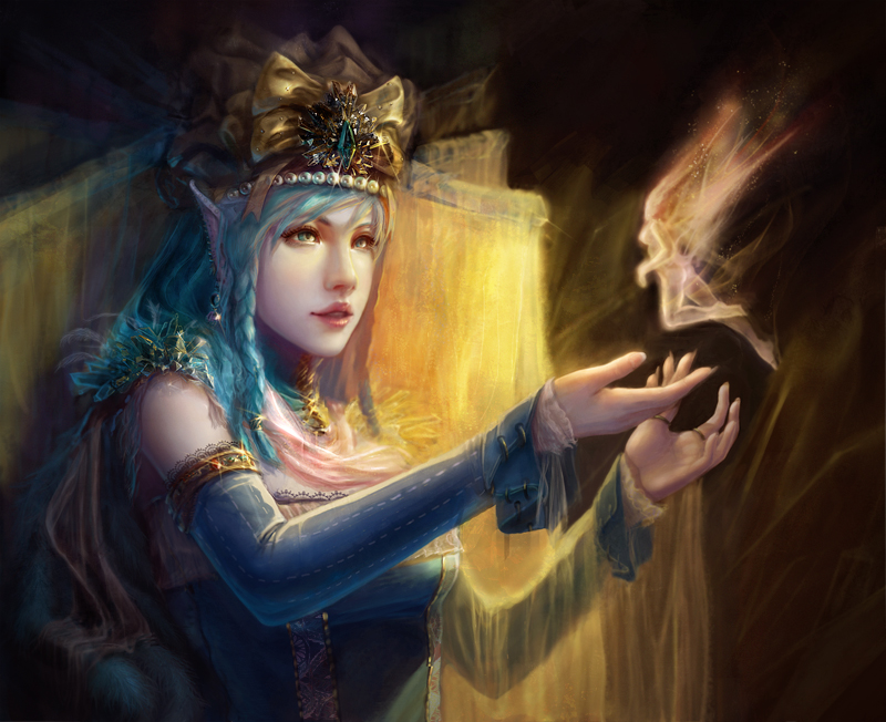 Princess of ice elf