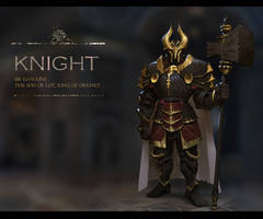 A knight design _male