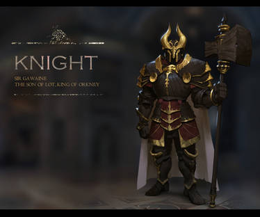 A knight design _male