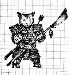 Samurai with a Catitude