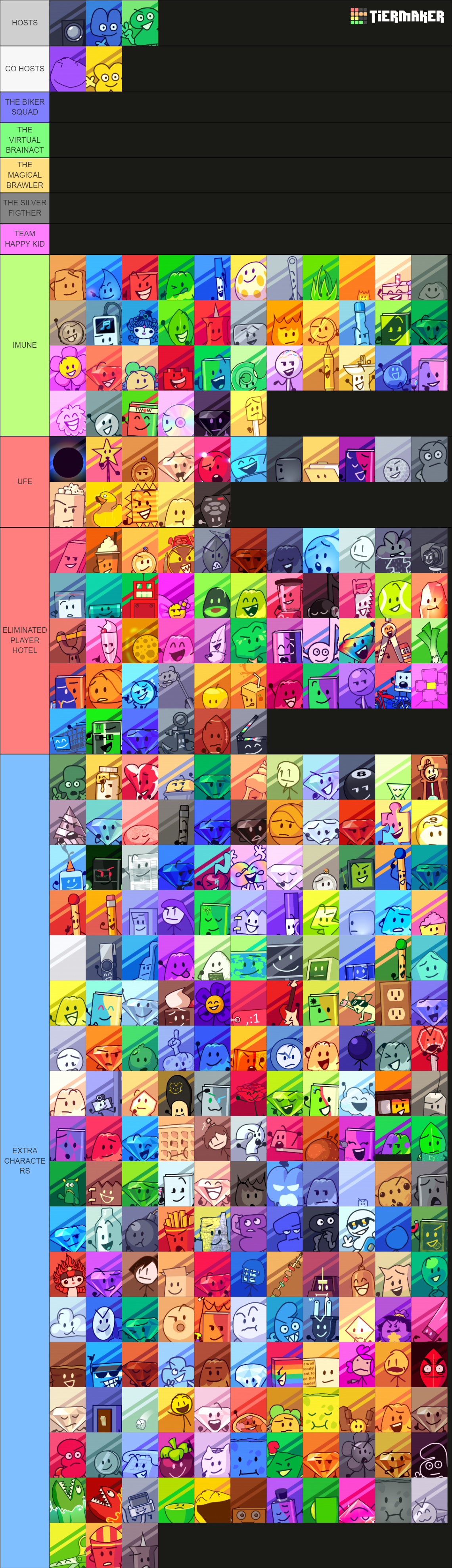 Bfdi Three Distorted Bfdi Rebooted Stage 3 by superpsycick459 on DeviantArt
