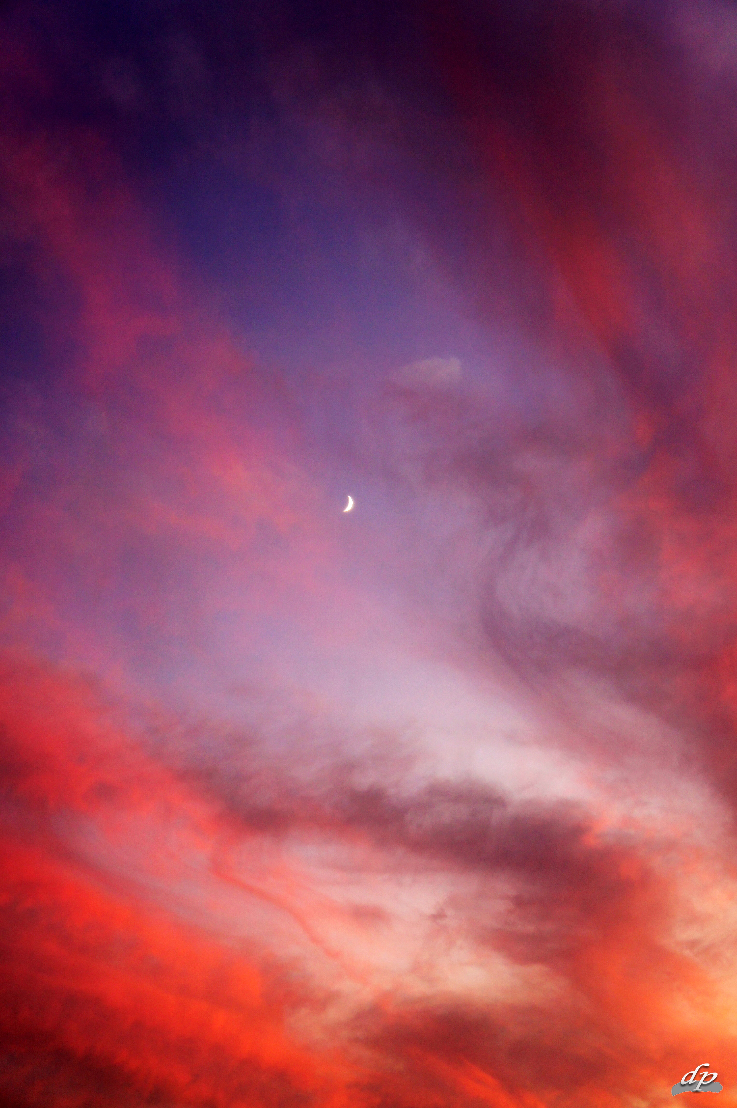 Cotton Candy and a moon 2