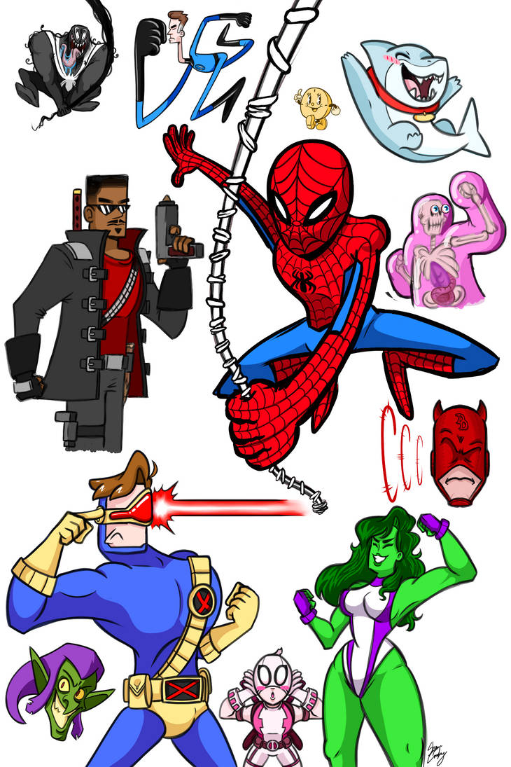 Random Marvel Things Random Marvel Characters by shanecny on DeviantArt