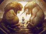 The Lion and The Unicorn by juliedillon