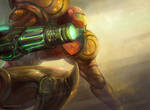 Samus Aran by juliedillon