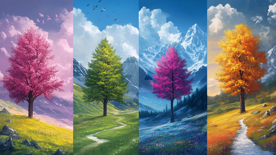 The Four Seasons Landscape