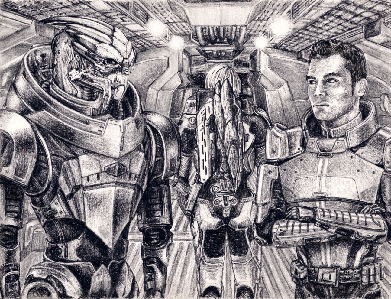 Garrus and Kaidan - No Excuses