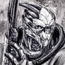 Garrus Study 1 - Detail