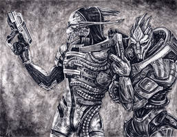 Saren and Nihlus - Allies