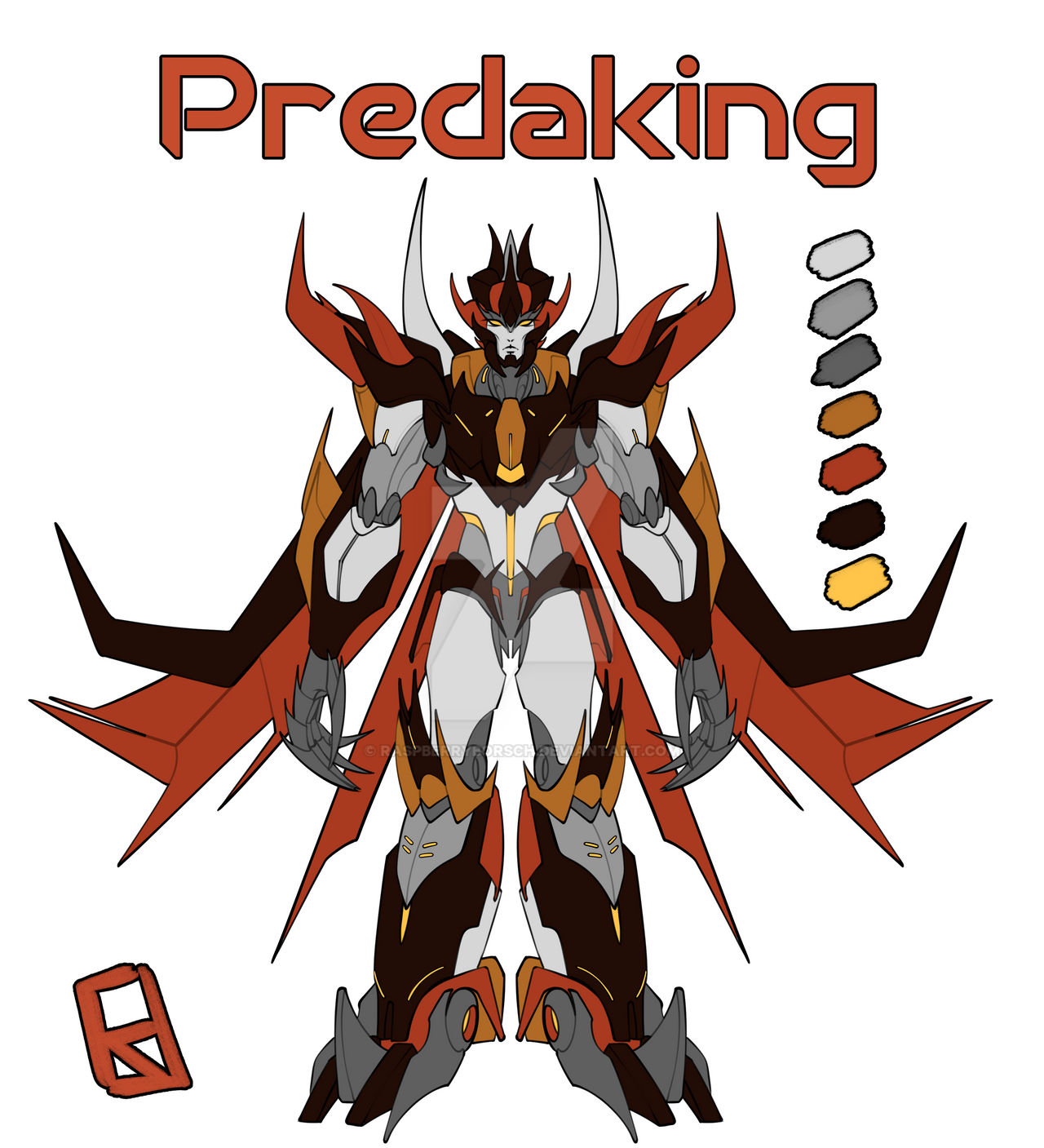 Predaking ref by RaspberryBorsch on DeviantArt