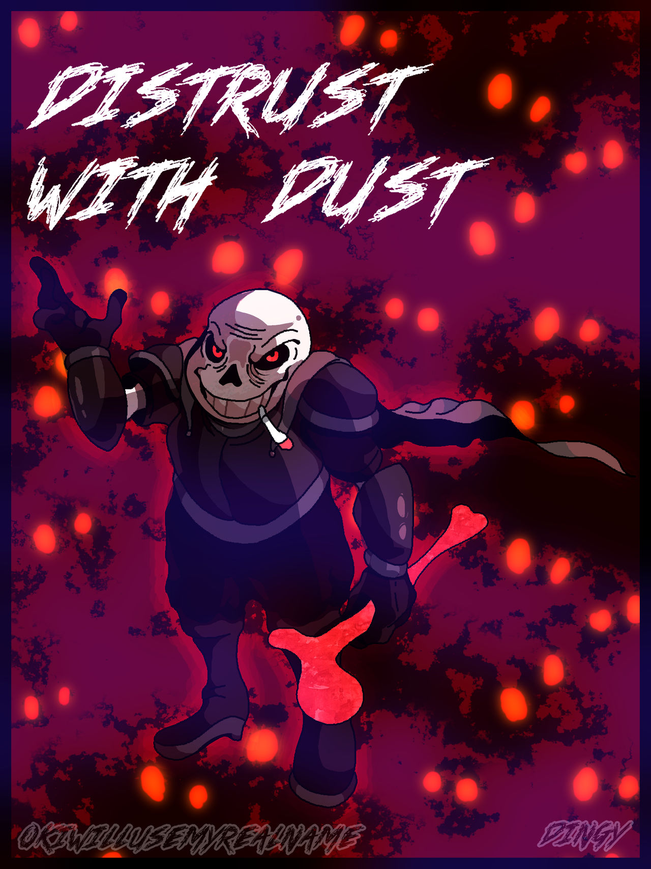 Distrust with dust (poster/collab) by okiwillusemyrealname on DeviantArt