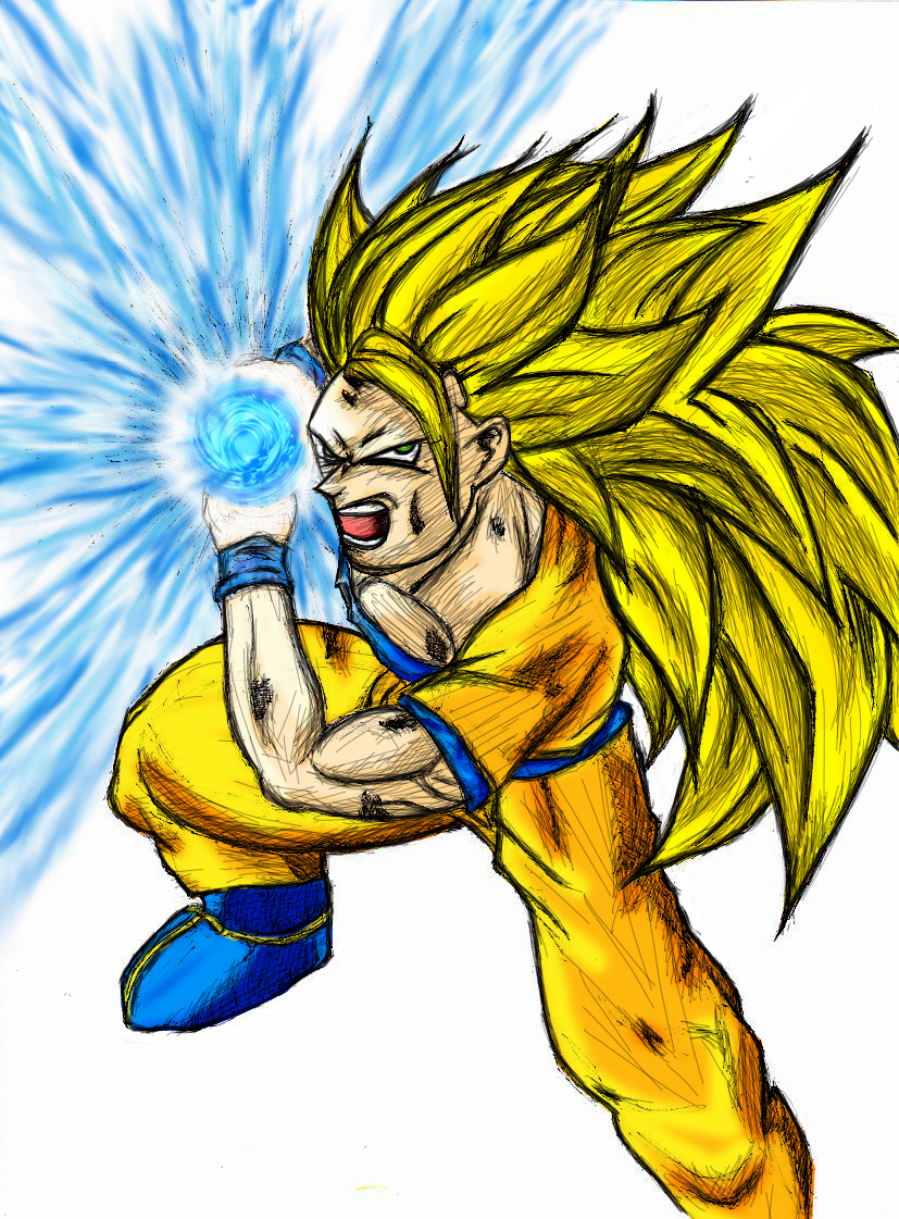 Super Saiyan 3 Goku - SKETCH BY HYNSHK by DHK88 on DeviantArt