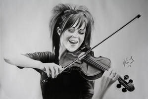 Drawing of Lindsey Stirling
