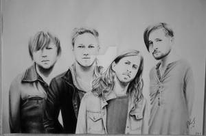 Drawing of Imagine Dragons