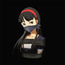 Yukiko Amagi Bound and Gagged (and Blinking!)