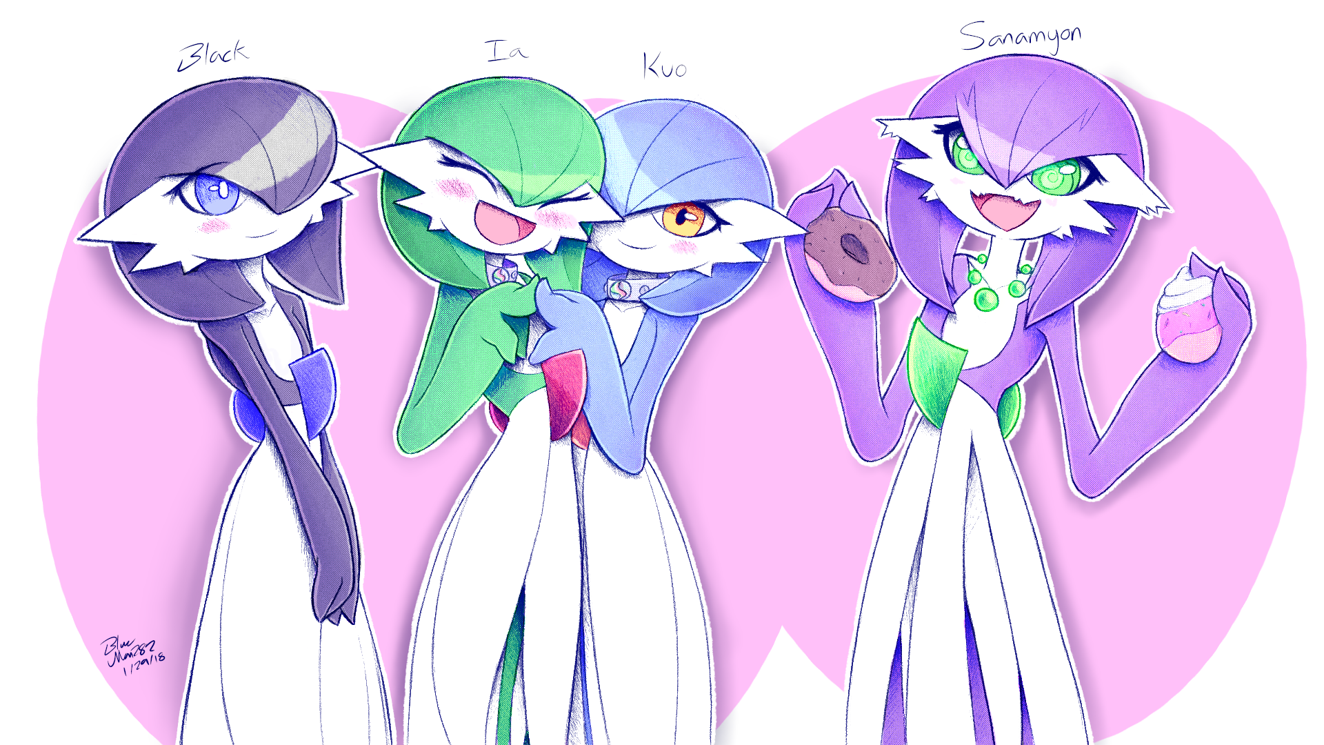 gardevoir (pokemon) drawn by lotosu