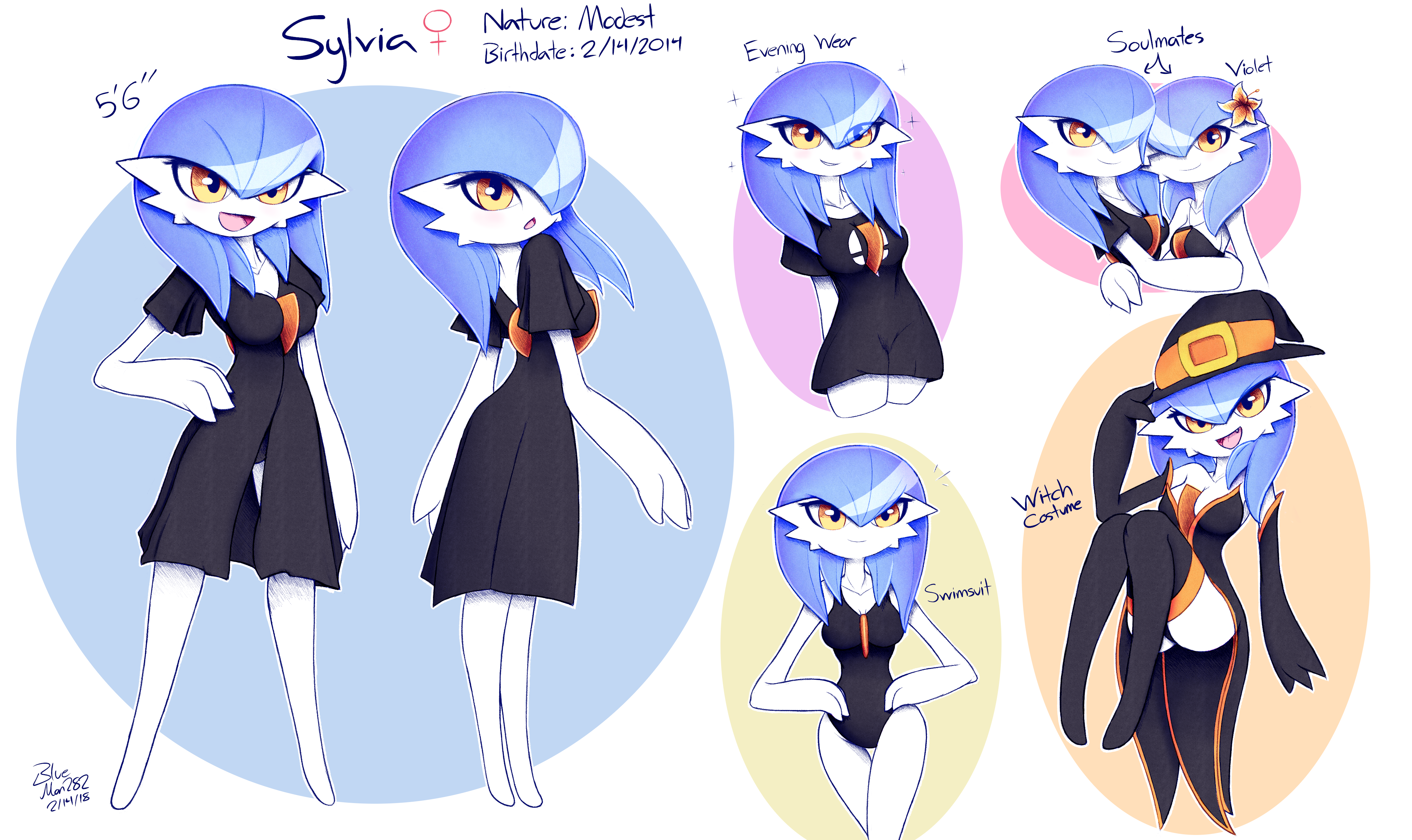 Sylvia Reference Sheet 2018