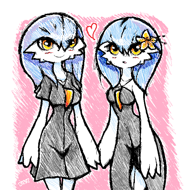 I Reblog and Draw — For @blueman282 Collab, gardevoir cosplay